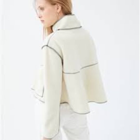 Urban Outfitters Posie Fleece Half-Zip Sweatshirt size S - Picture 2 of 6